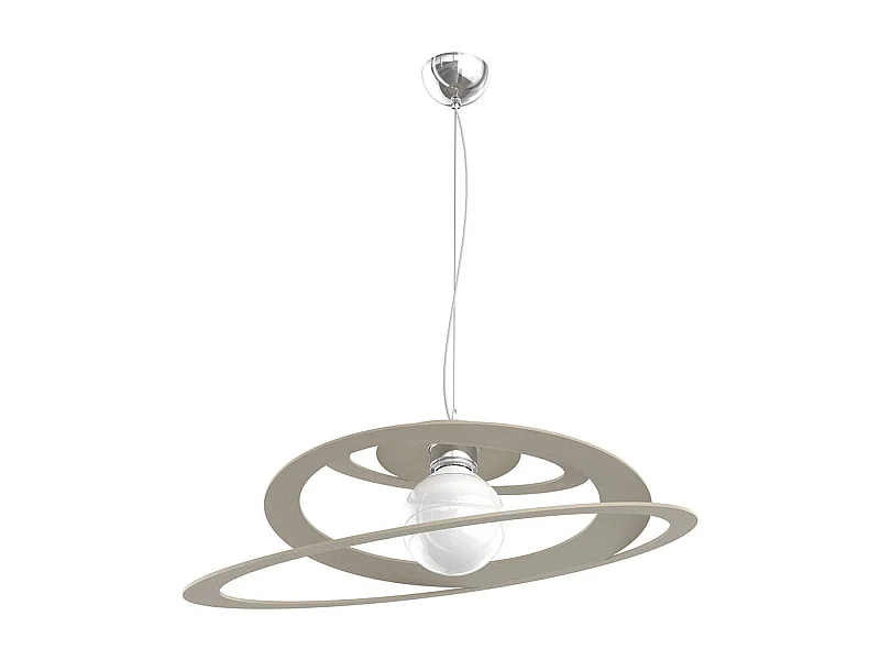 Bungee Sospensione D.50 Cm. 1 Luce Sabbia