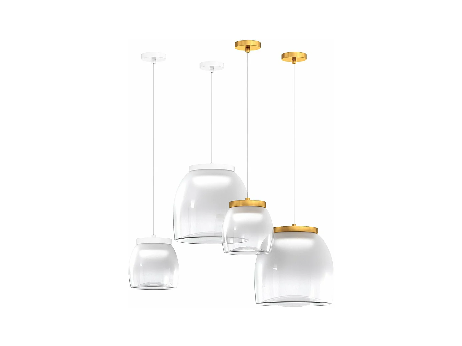 Sosp. Grande Montatura + Rosone Oro Opaco