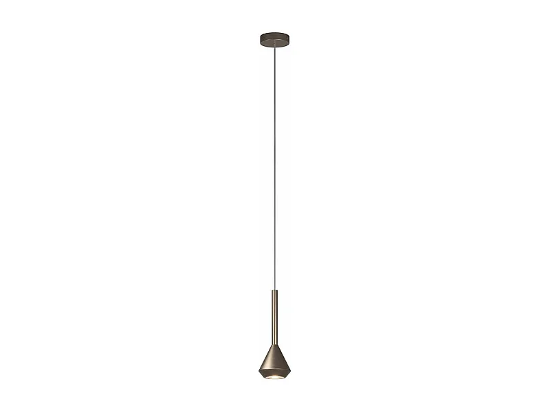 Aygo Sospensione 1 Luce Bronzo Con Cavo Cm.250 E Rosone Bronzo