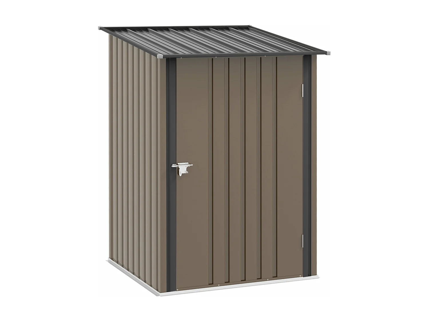 Abrigo de Jardim em Aço Galvanizado Modello Terra para Armazenamento Externo Seguro e Eficiente