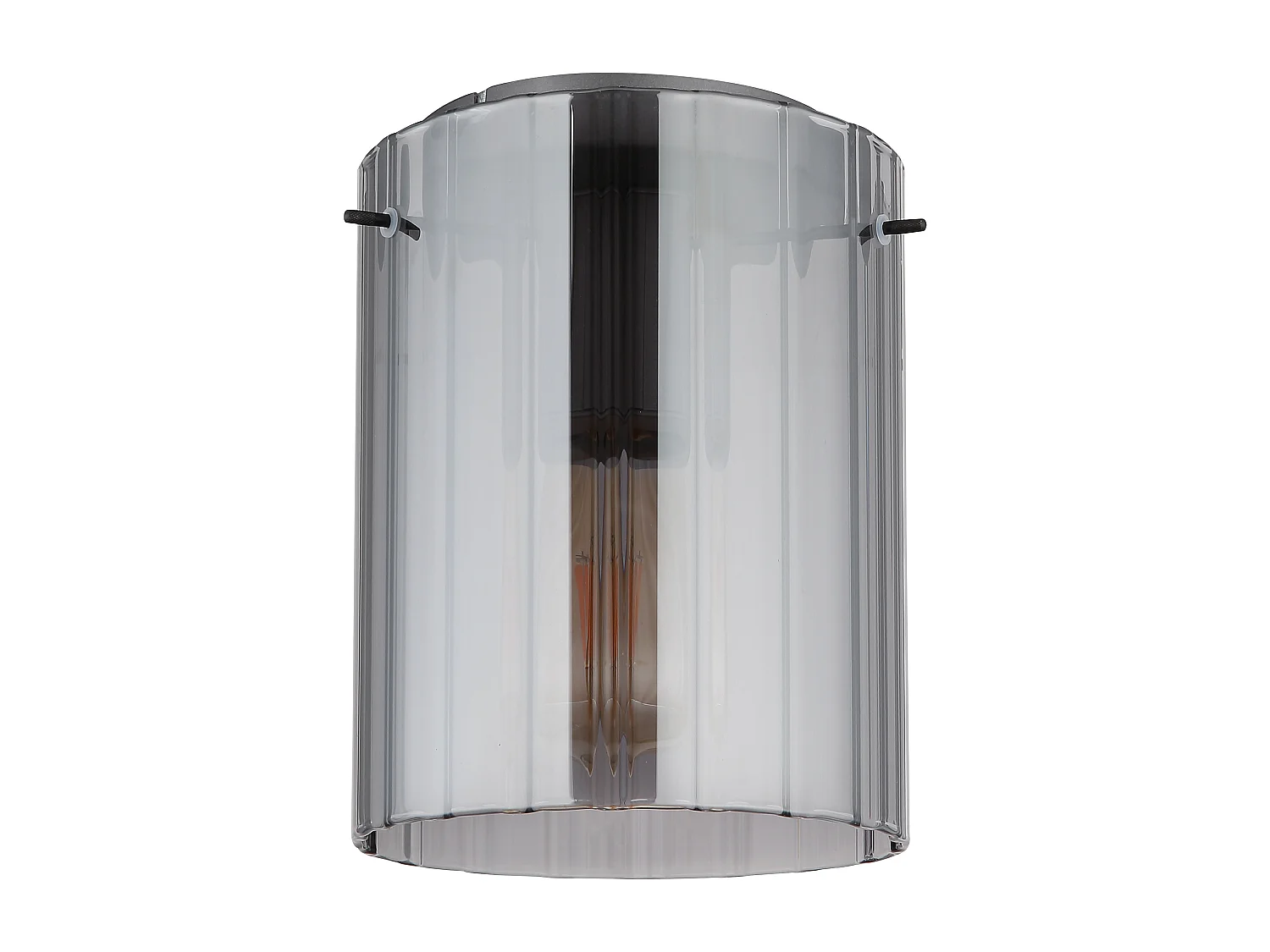 Deckenleuchte Metall grau dunkel, 1x E27