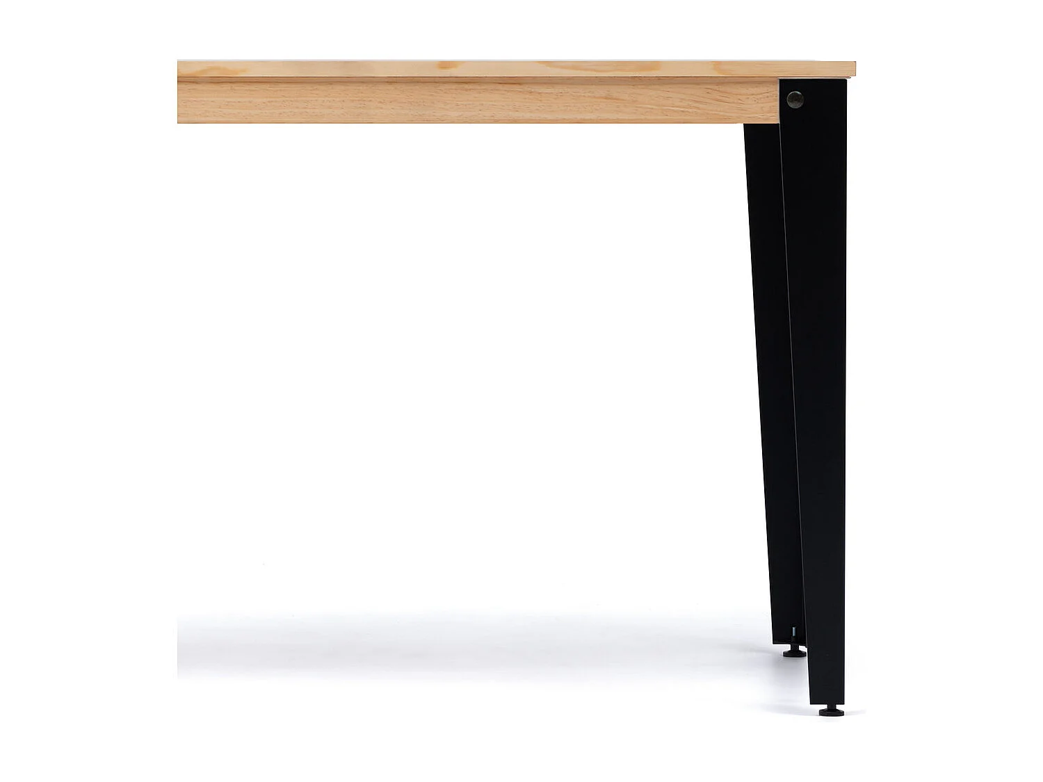 Console  Lunds 39x70x75cm  Noir-Naturel. Box Furniture
