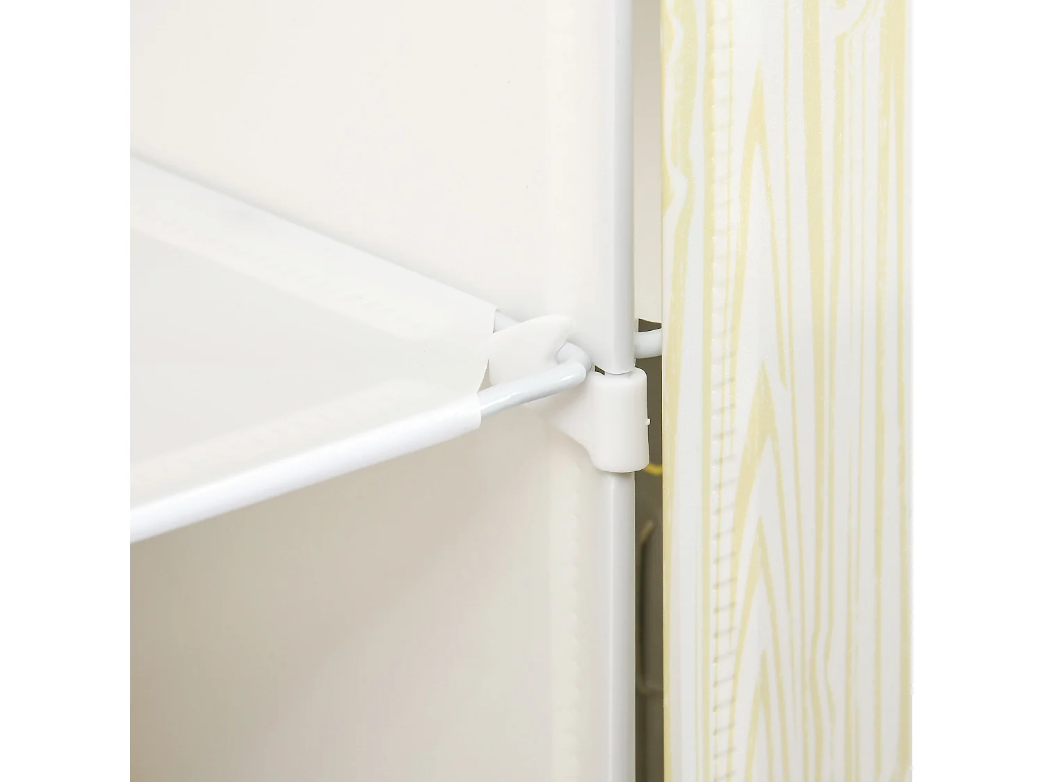 Armário Moderno Lucca 125x32x125 em Branco - Solução Prática de Armazenamento Vertical