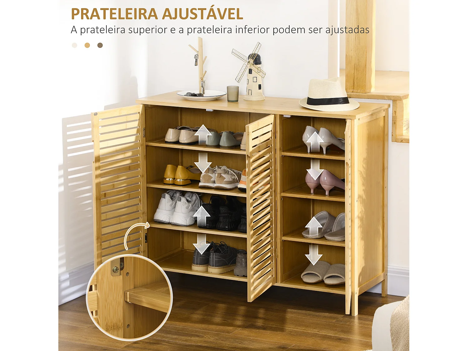 Armário Moderno Nice em Branco para Armazenamento Vertical - 100x35x80 cm