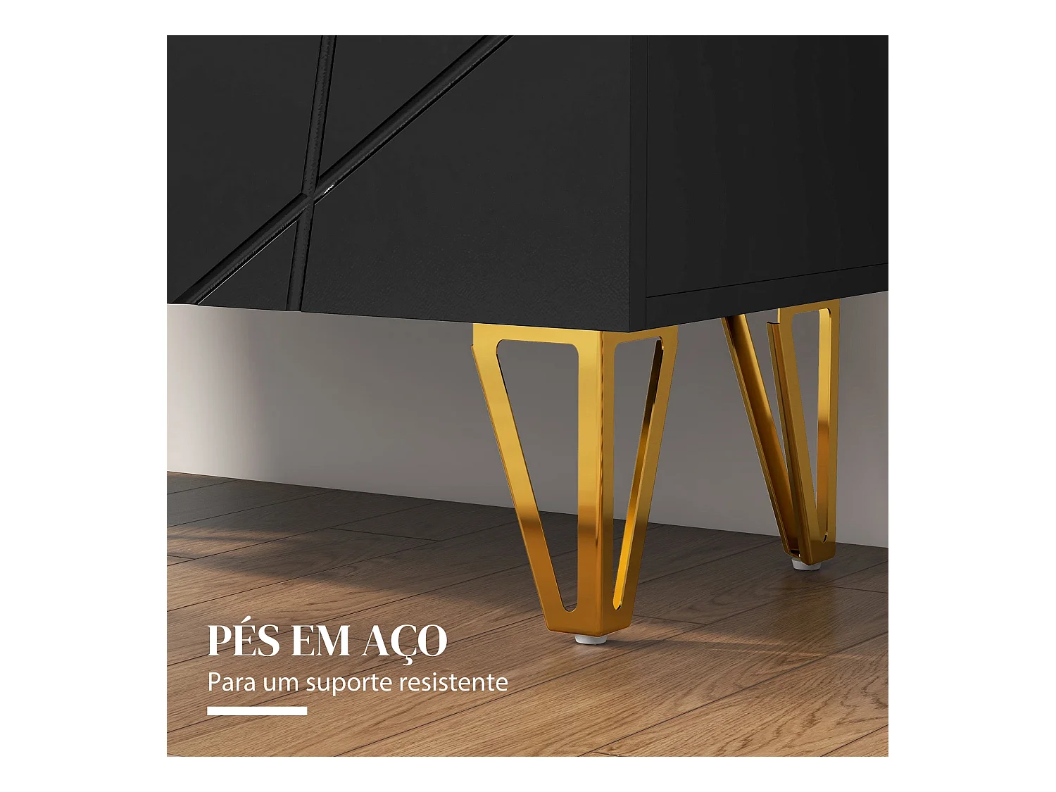 Zapatero Pro Homcom 2 puertas + 5 estantes negro 97x72x31,5 cm