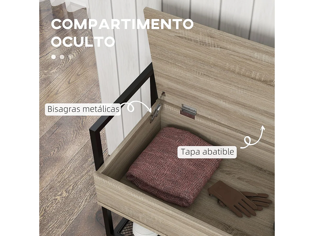 Banco Sapateira Chamonix: Estilo e Funcionalidade para Organizar Seu Espaço