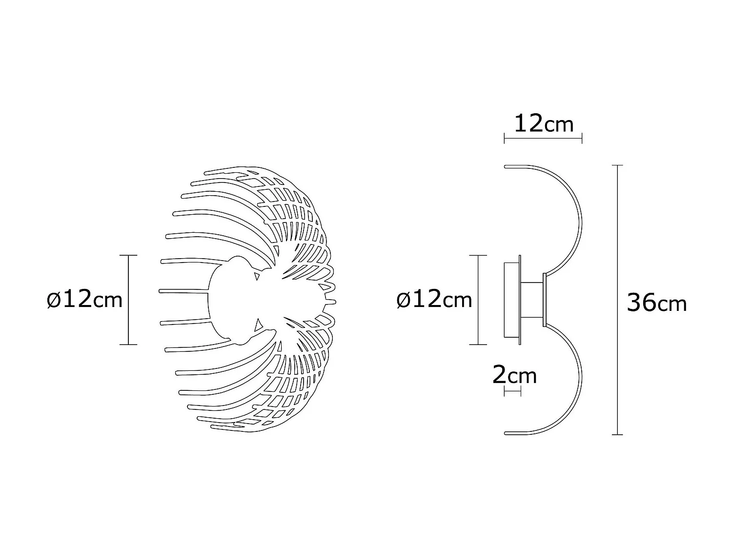 Candeeiro de Parede Aspendos N-646: Elegância e Estilo para o Seu Espaço