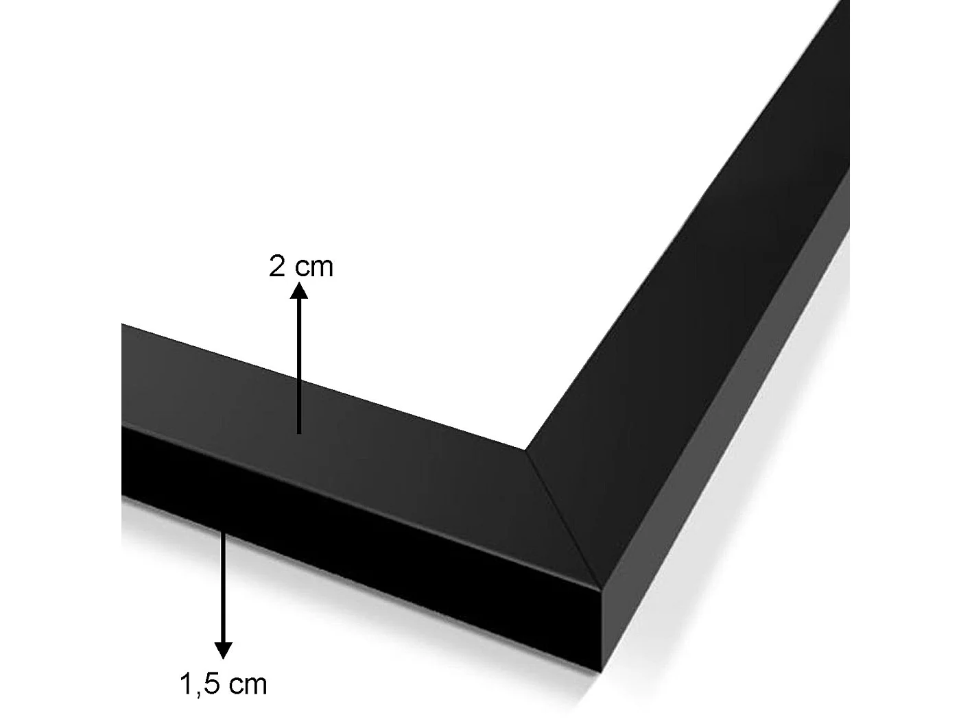 Quadro Decorativo emoldurado Preto e Branco - Elegância para o Seu Espaço