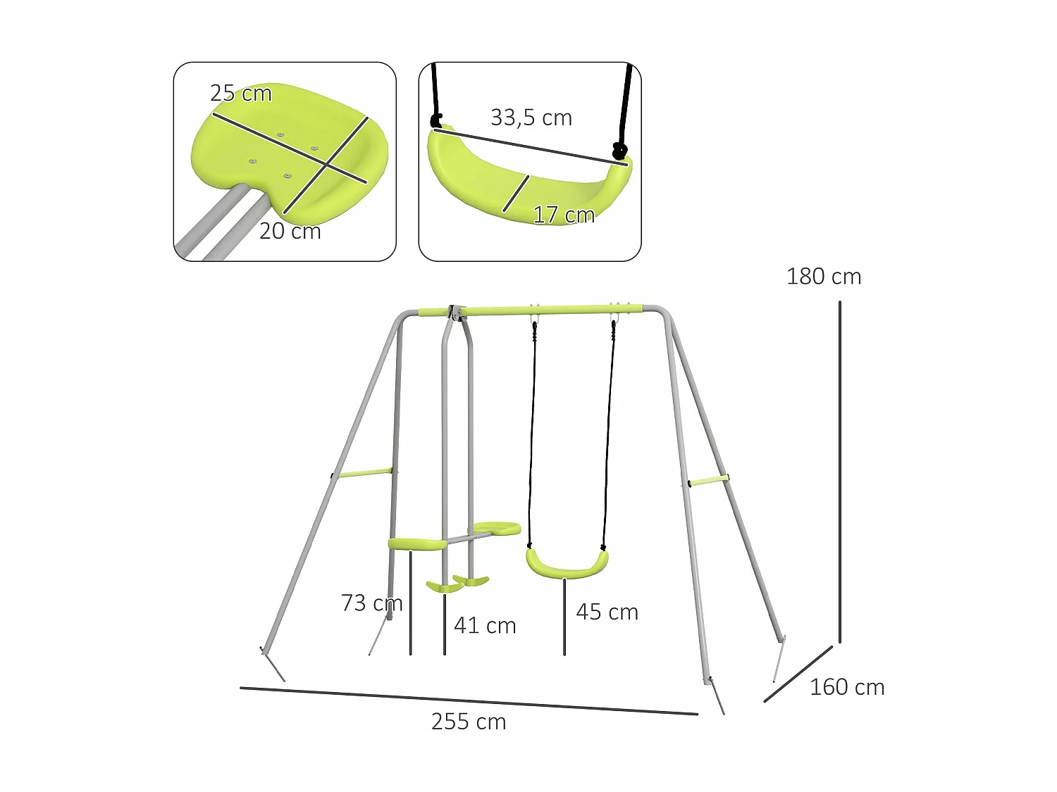 Baloiço Infantil Tours - Diversão Segura e Confortável para Crianças
