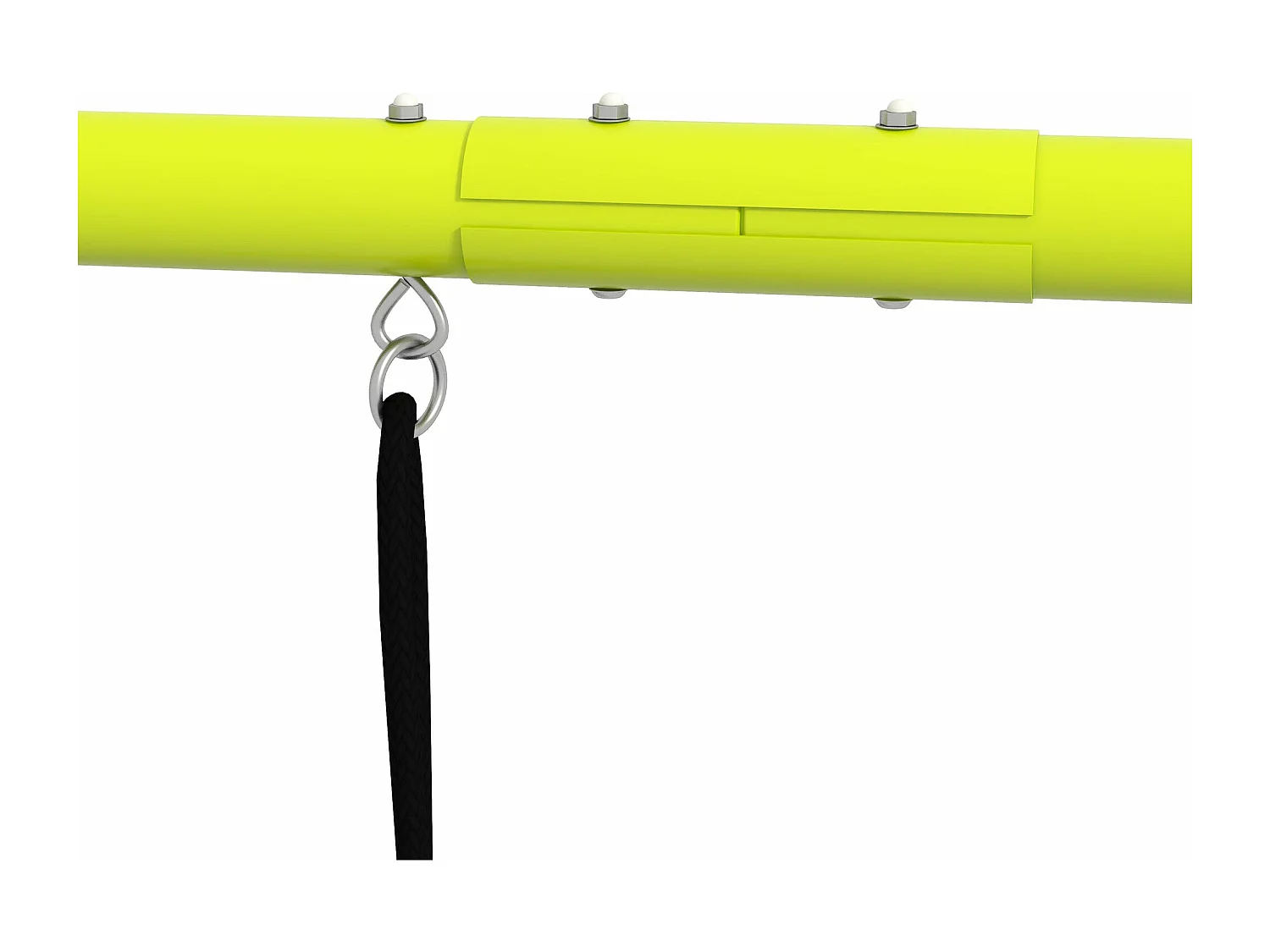 Baloiço Infantil Rouen com Estrutura em Aço Galvanizado para Jardim e Varanda