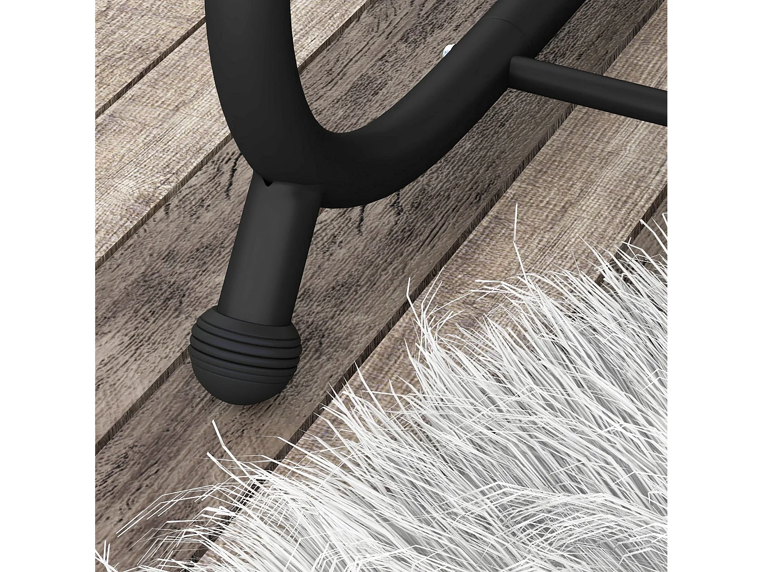 Baloiço de Jardim 3 em 1 com Toldo e Bandejas Laterais – Balancelle Sable Bege para Relaxar ao Ar Livre