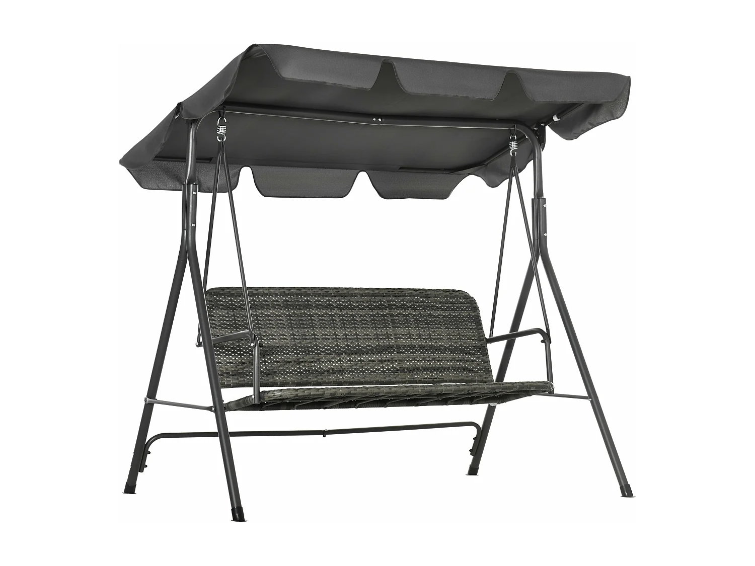 Banco Baloiço de Jardim com Toldo Ajustável - Conforto e Estilo para o Seu Espaço Exterior