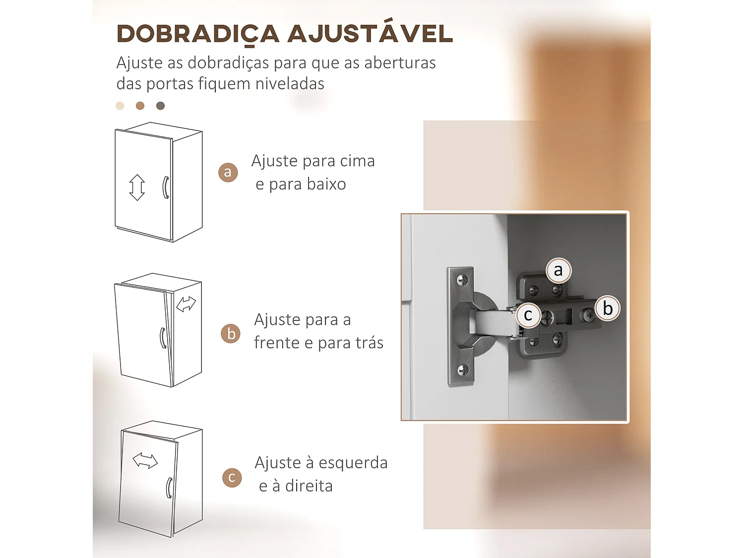 Armário de Cozinha Alba: Design Moderno com Compartimento para Micro-ondas e Prateleiras Ajustáveis