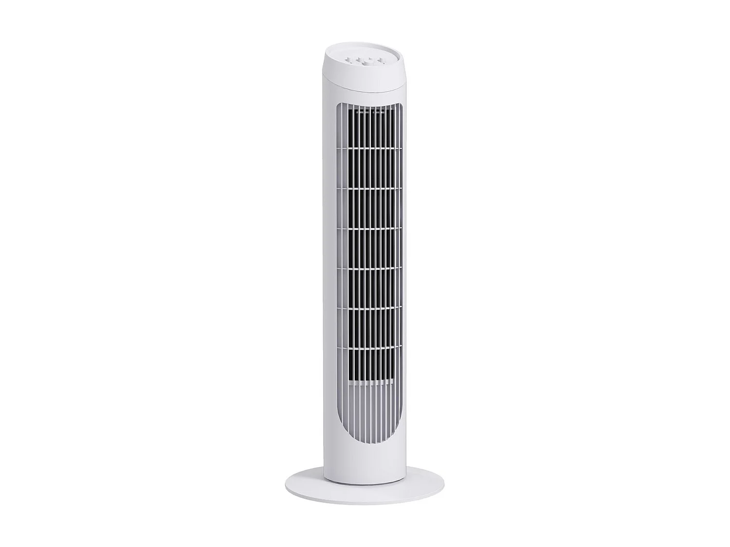 Ventilador de torre Homcom 45W 3 velocidades oscilante blanco 75 cm