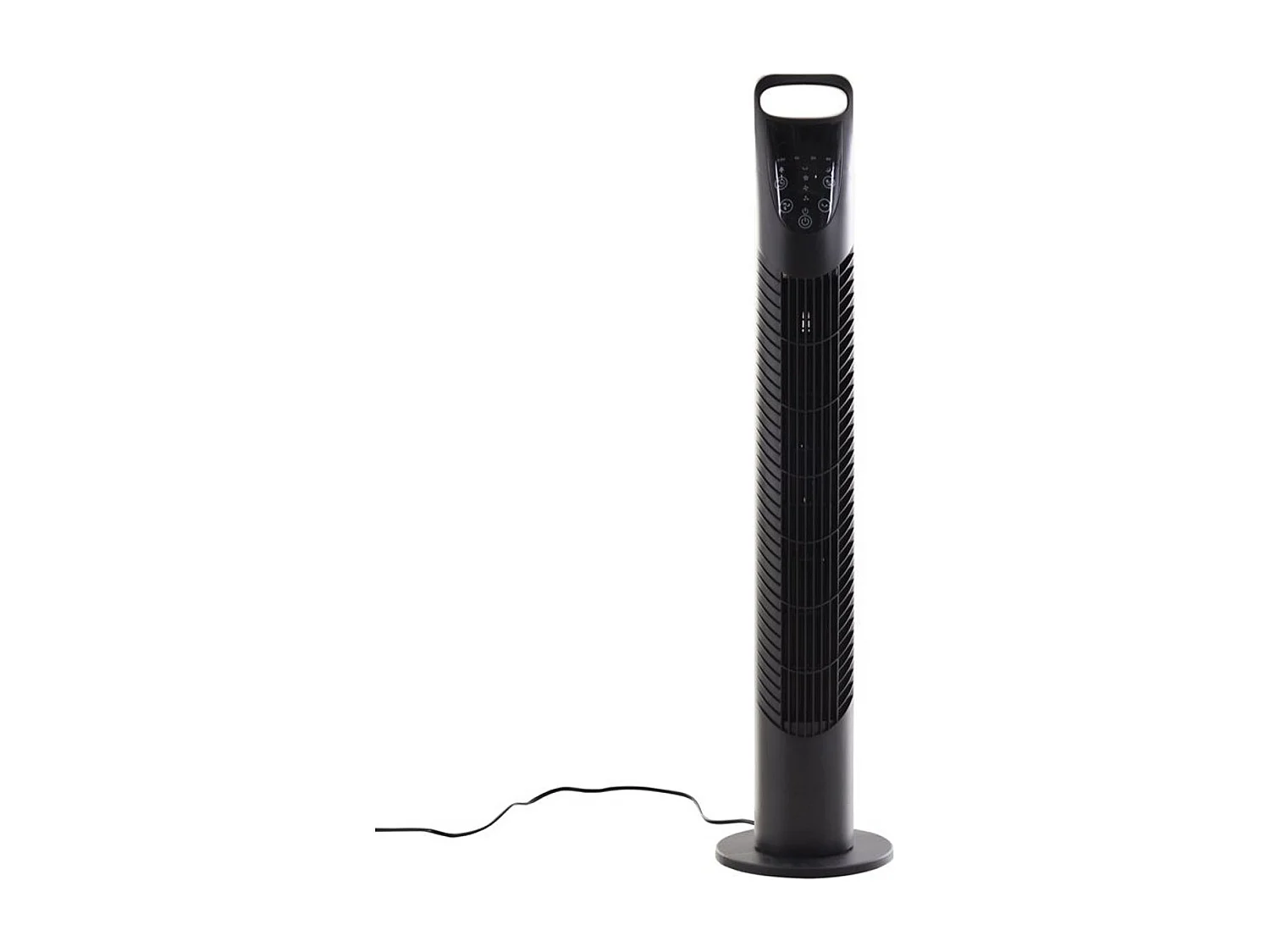 Ventilador torre negro ø18x78.5 cm HOMCOM