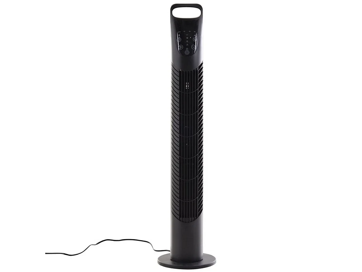 Ventilador torre negro ø18x78.5 cm HOMCOM