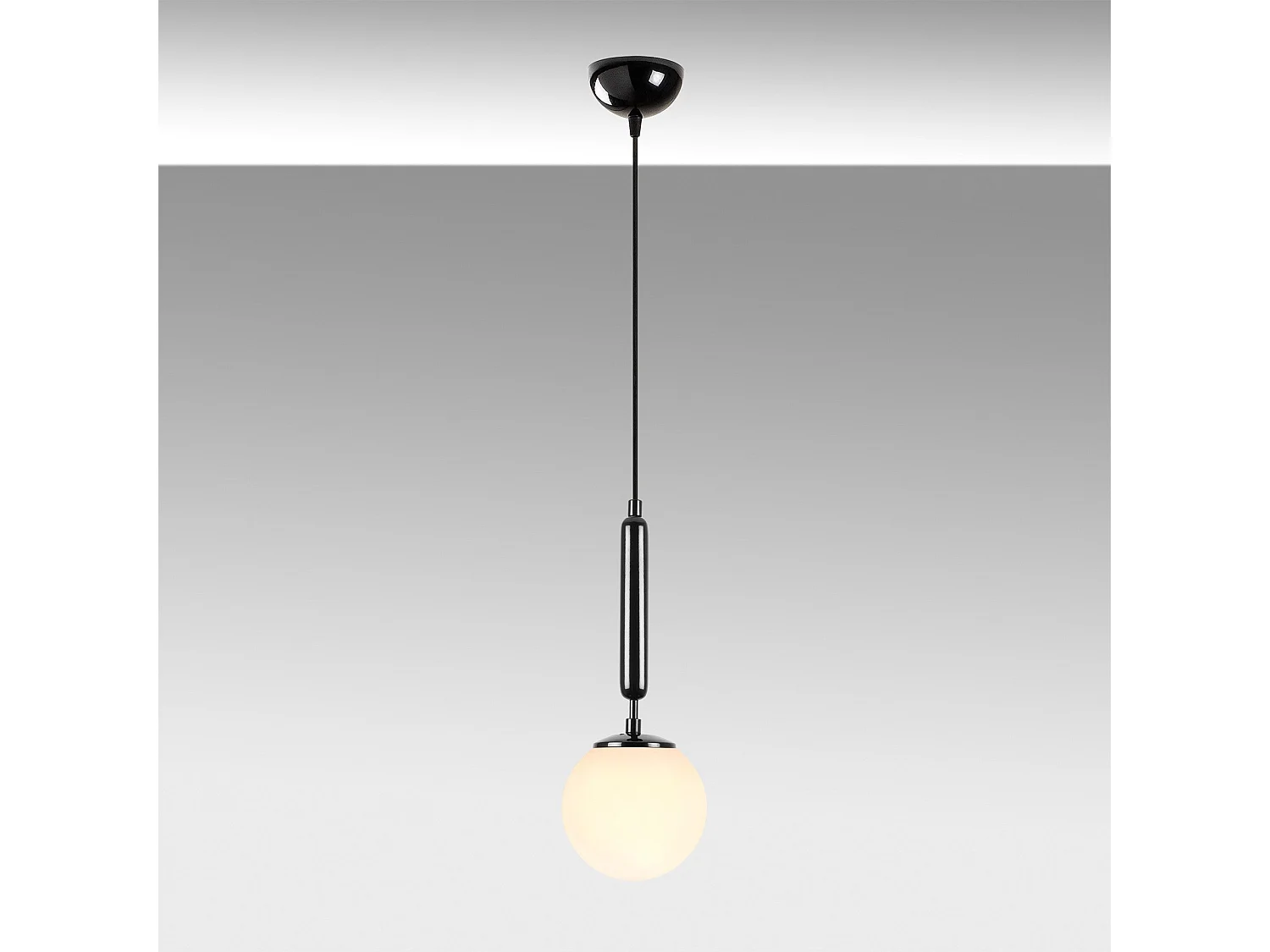 Candeeiro Preto e Branco King - Elegância e Modernidade para Sua Casa