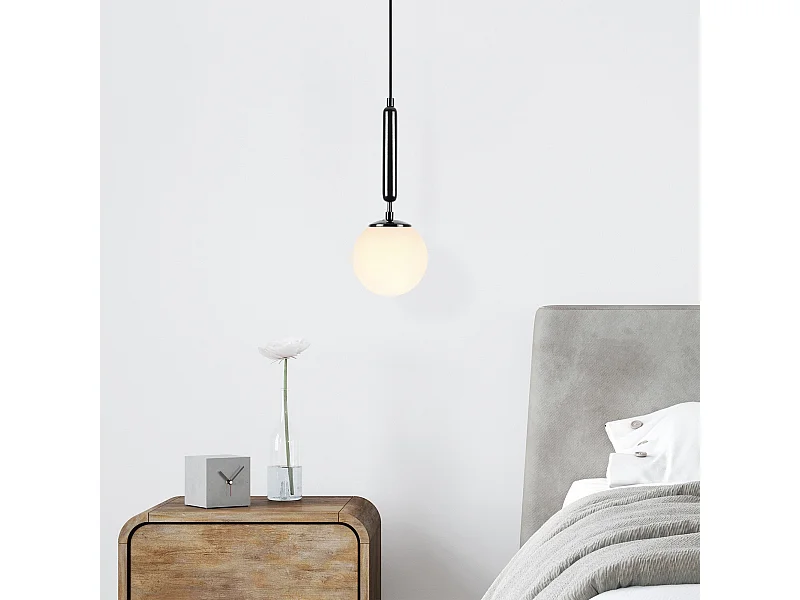 Candeeiro Preto e Branco King - Elegância e Modernidade para Sua Casa