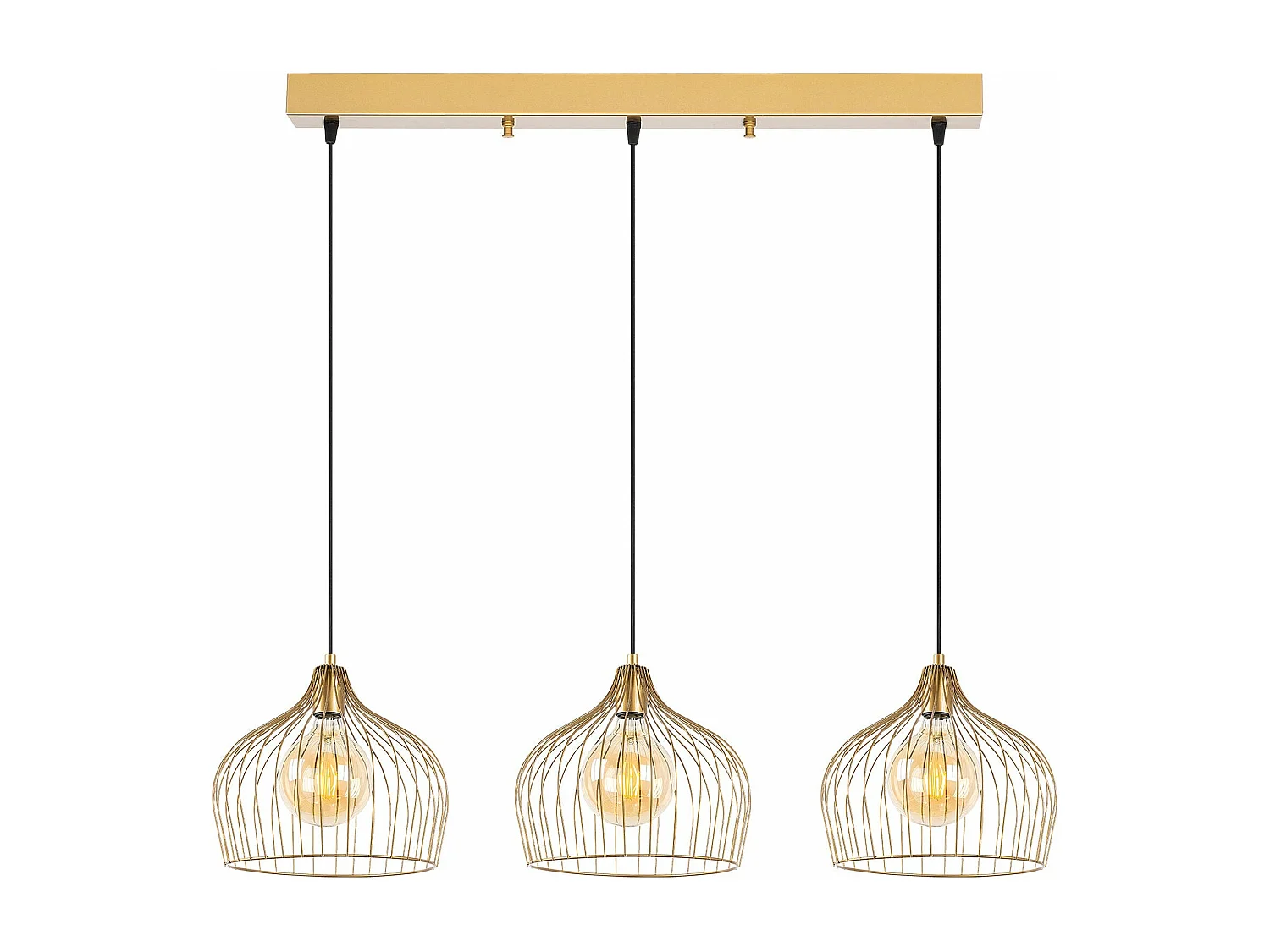 Candeeiro Dourado Bek 11376 - Elegância e Sofisticação para Sua Casa