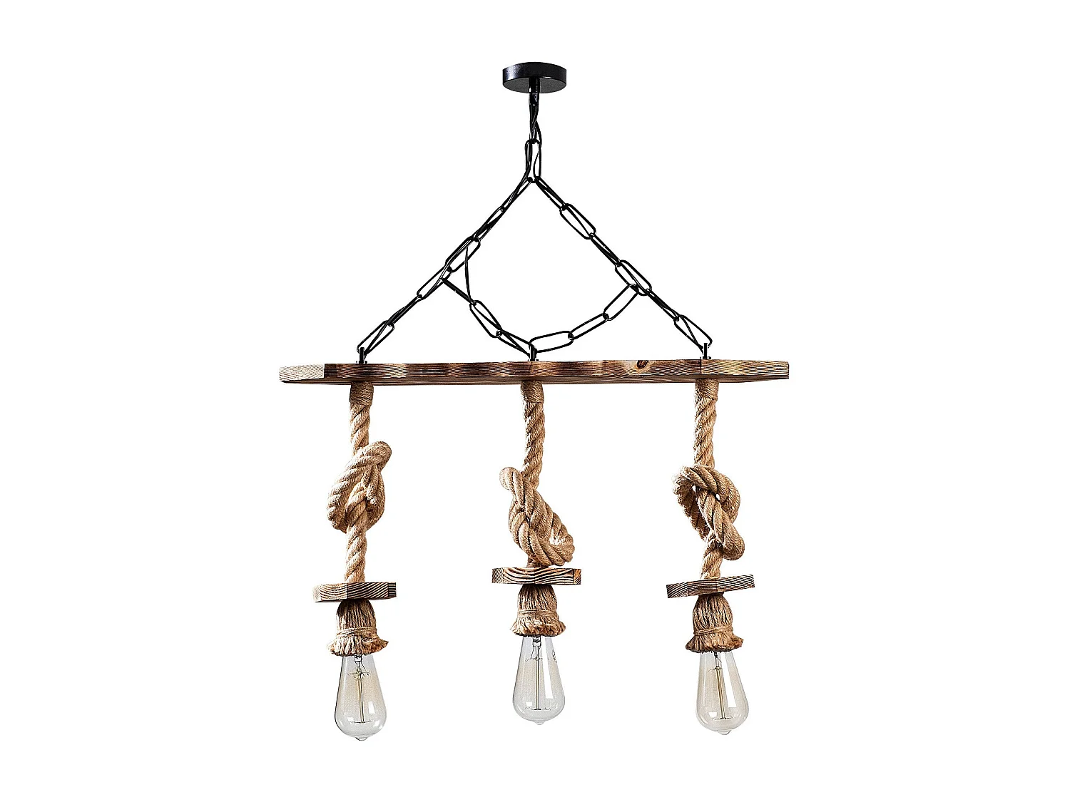 Candeeiro de Madeira Erebos 111-AV - Elegância e Conforto para Sua Casa