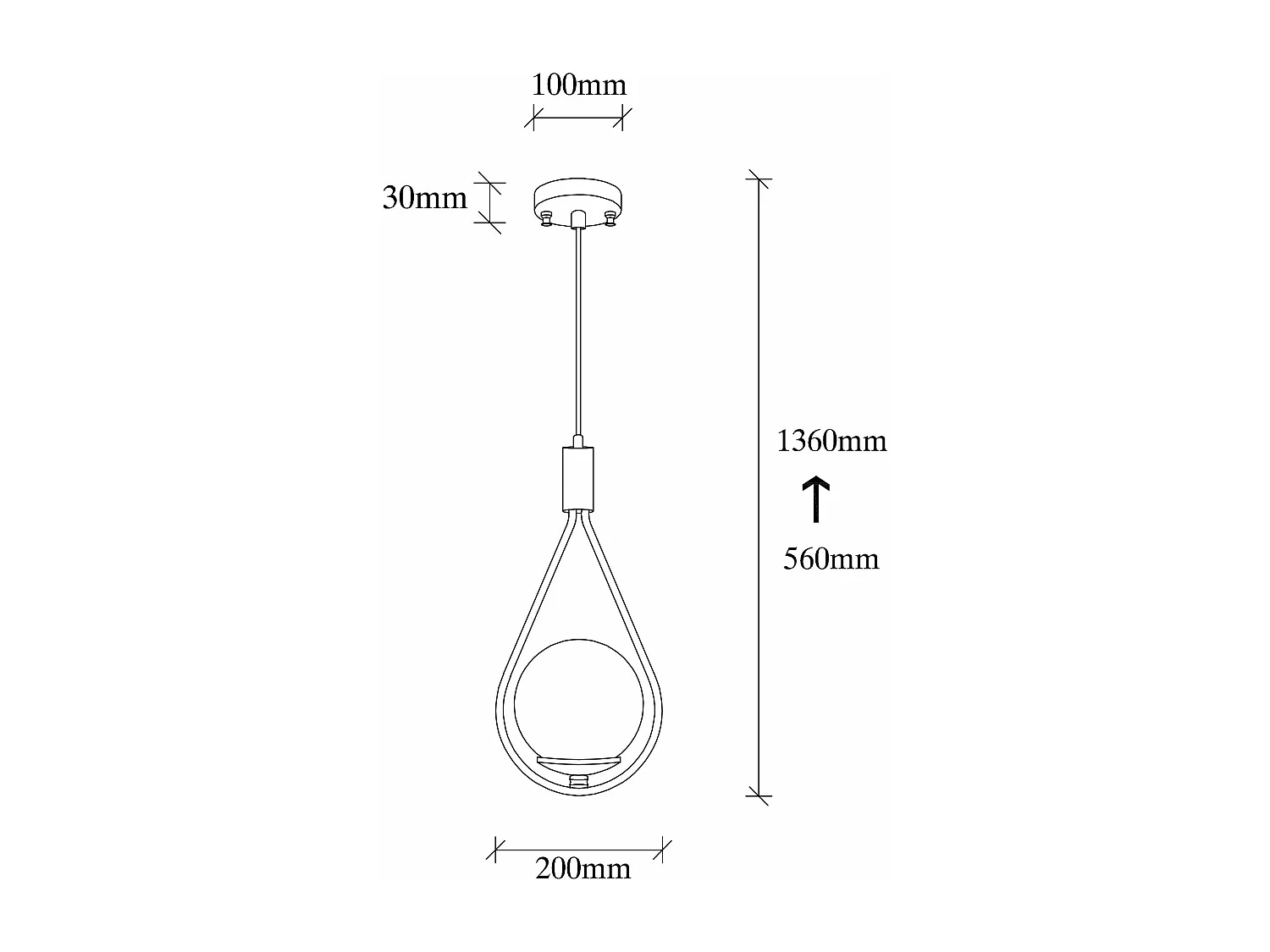 Candeeiro Preto Elegante para Transformar o Seu Espaço