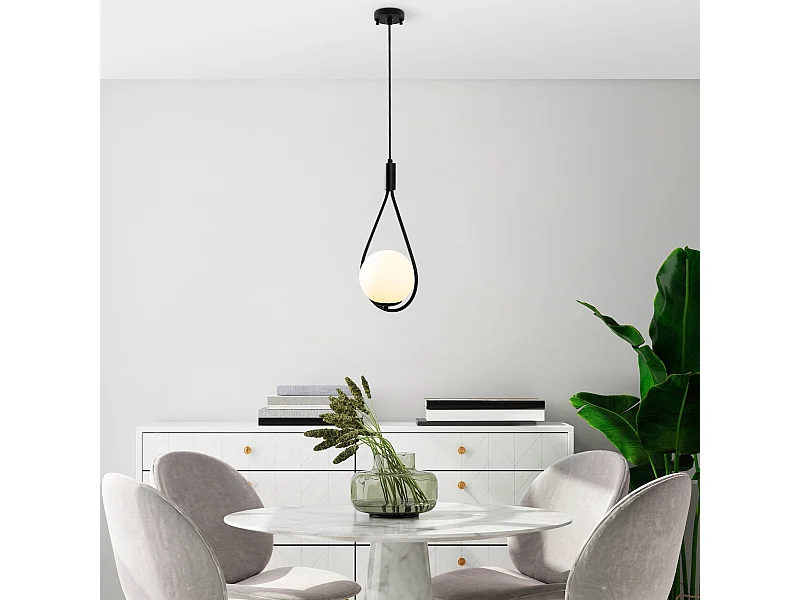 Candeeiro Preto Elegante para Transformar o Seu Espaço