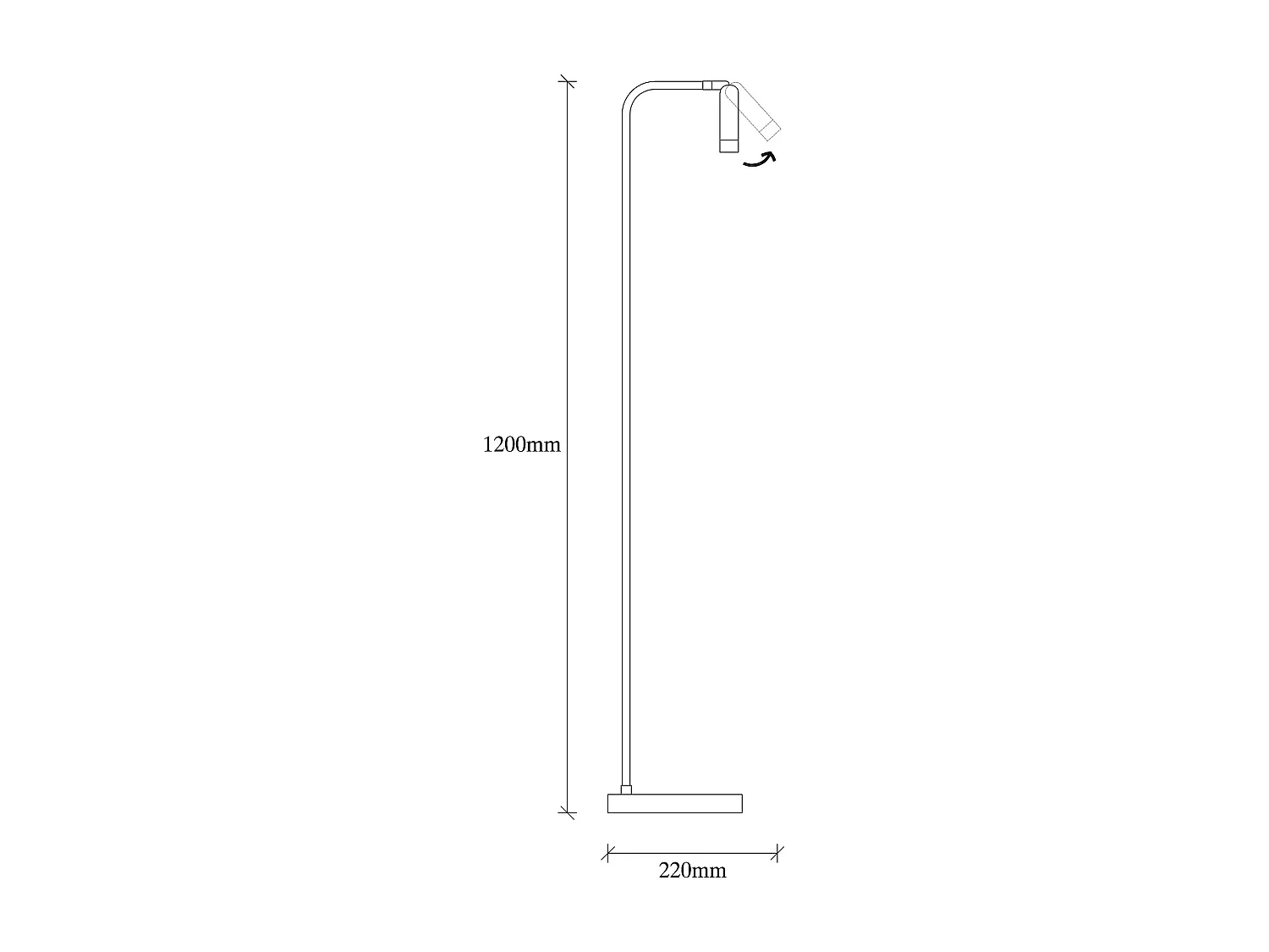Candeeiro de Pé Moderno Uğur 6051 - Elegância e Estilo para o Seu Espaço
