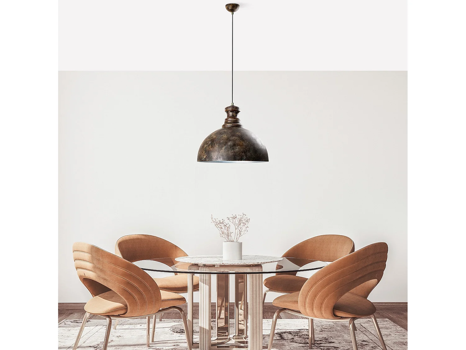 Candeeiro Retro KURE-30-228 para Sala de Estar - Elegância Vintage e Ajustável