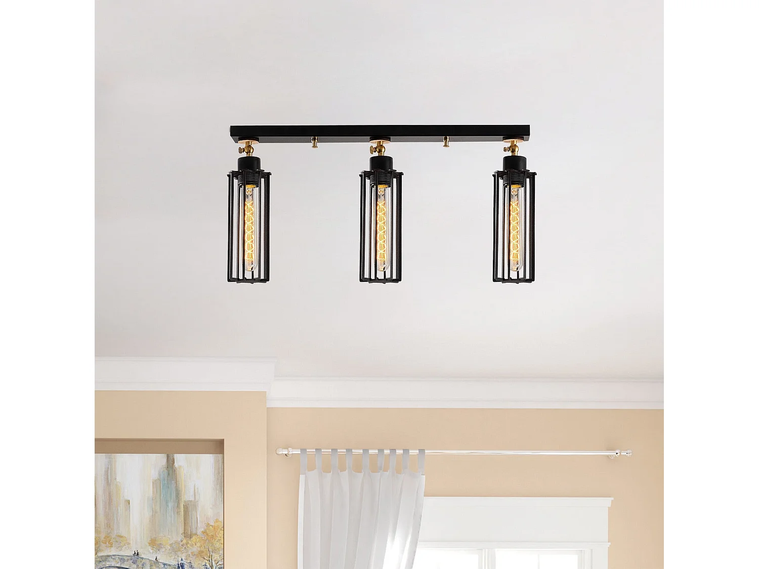 Candeeiro Industrial Elegante Likya N-1016 para Sofisticação em Casa