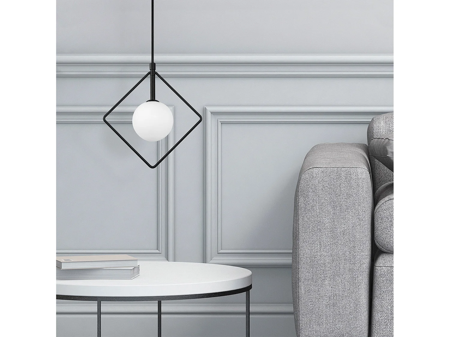 Candeeiro Preto e Branco Moderno - Design Elegante e Funcionalidade Superior