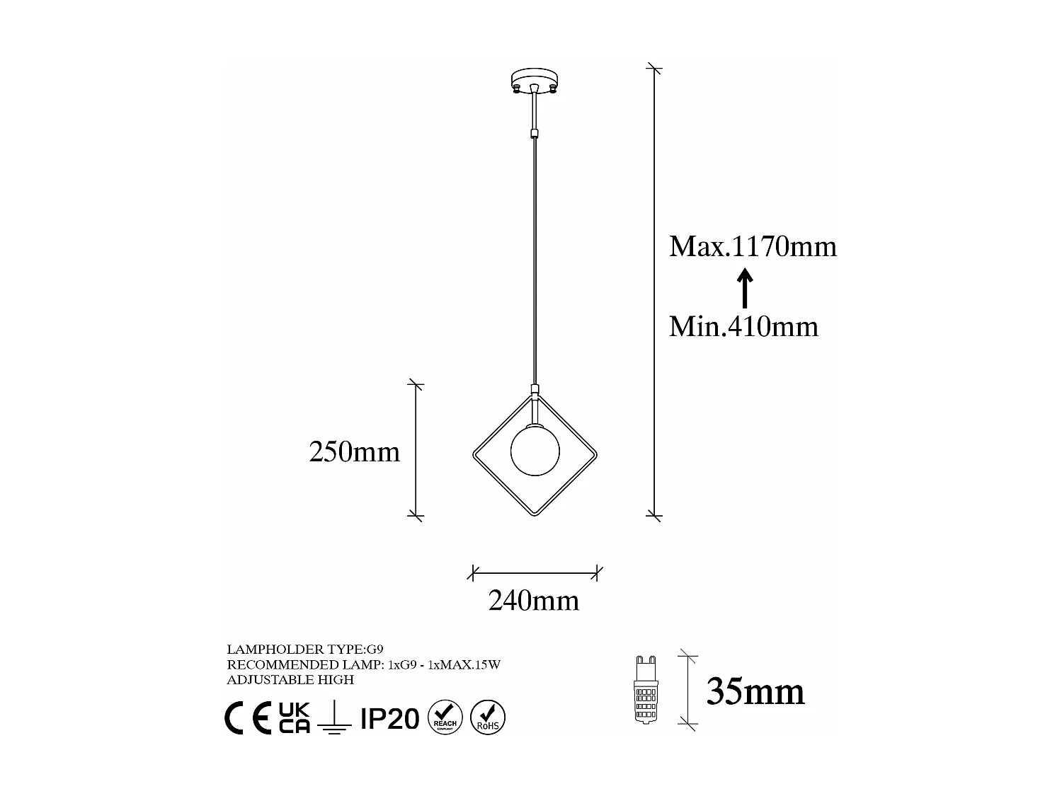 Candeeiro Preto e Branco Moderno - Design Elegante e Funcionalidade Superior