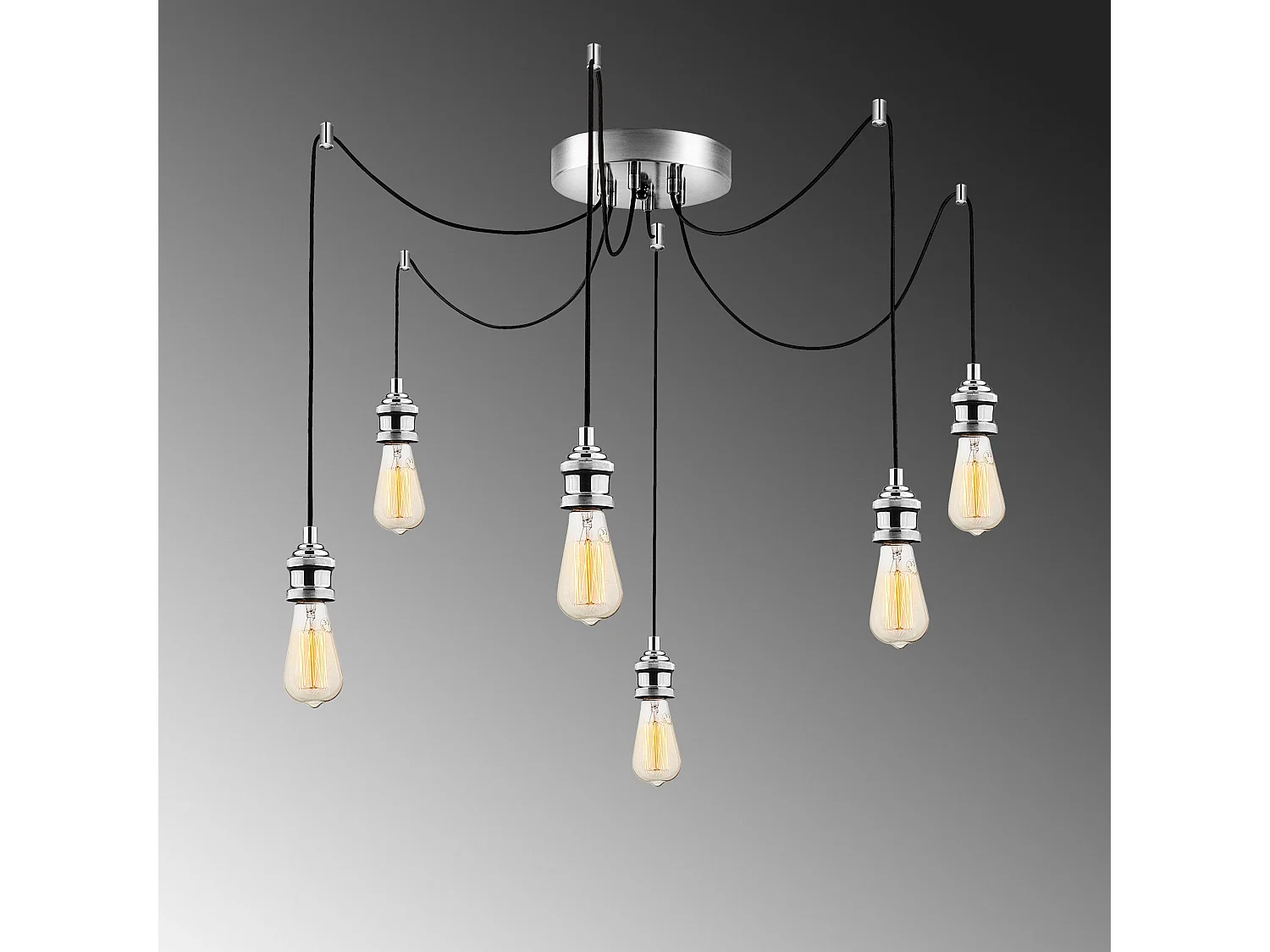 Candeeiro Cromado Ajustável - Elegância e Nostalgia para o Seu Espaço