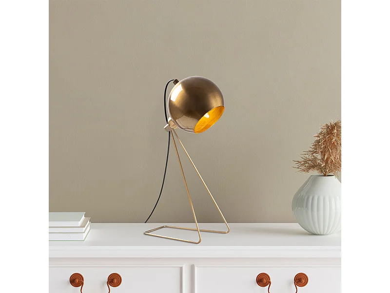 Candeeiro de Mesa Elegante - Mistura de Estilo Vintage e Moderno