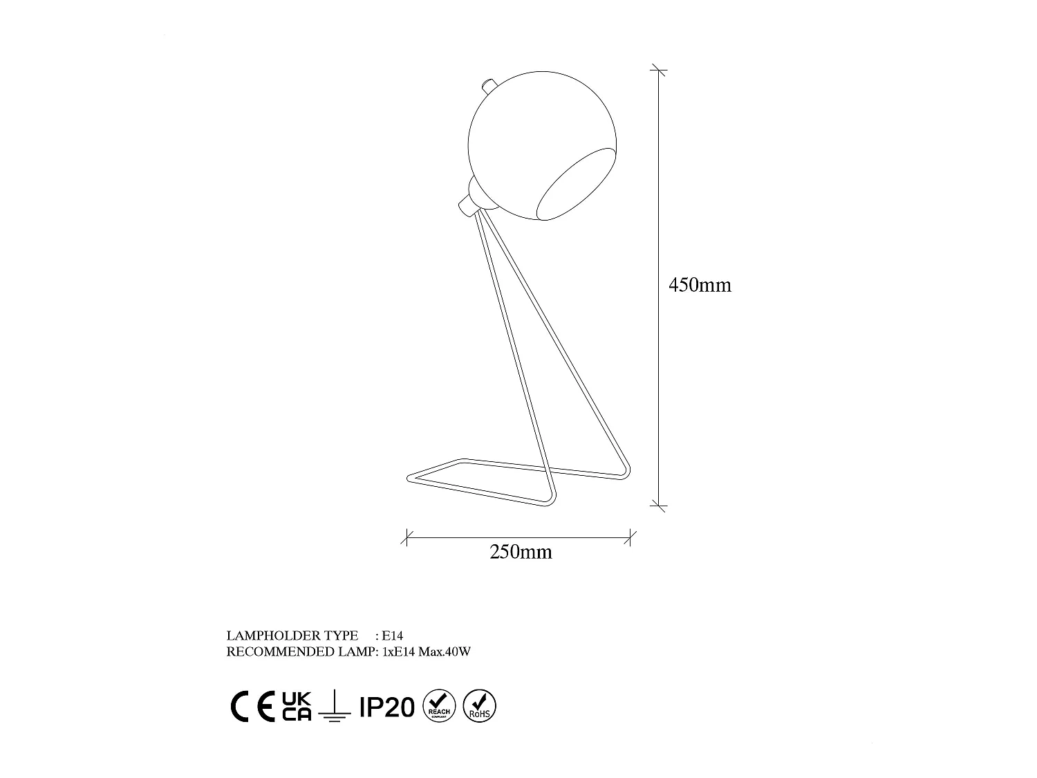 Candeeiro de Mesa Elegante - Mistura de Estilo Vintage e Moderno