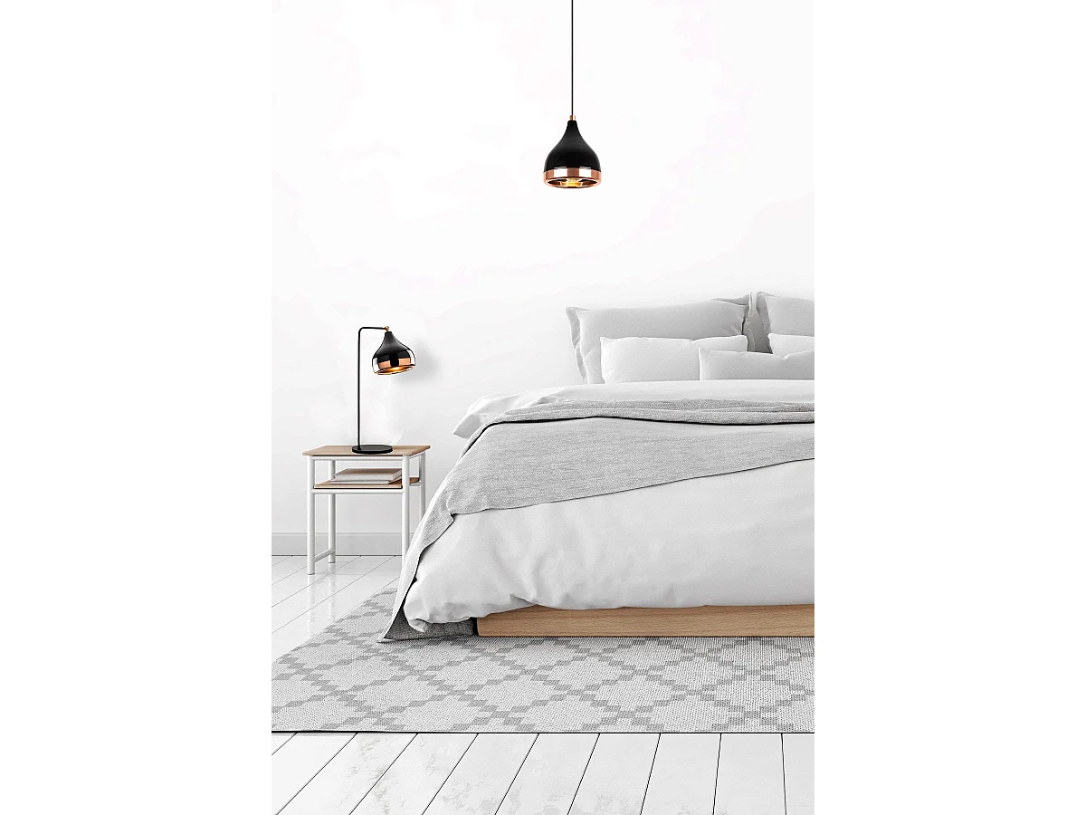 Conjunto Elegante de Abajur e Candelabro Yıldo - Set6 para Decoração Sofisticada