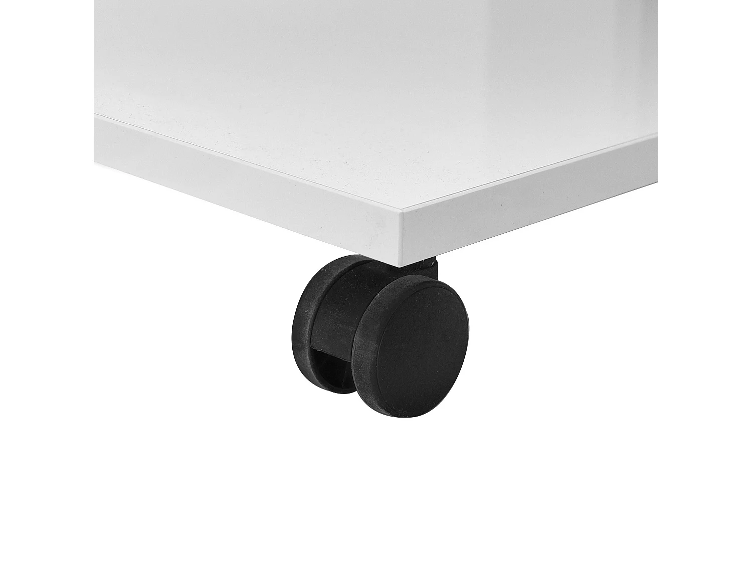 Mesa de Apoio Volare em Branco - Design Moderno 35x65x45cm