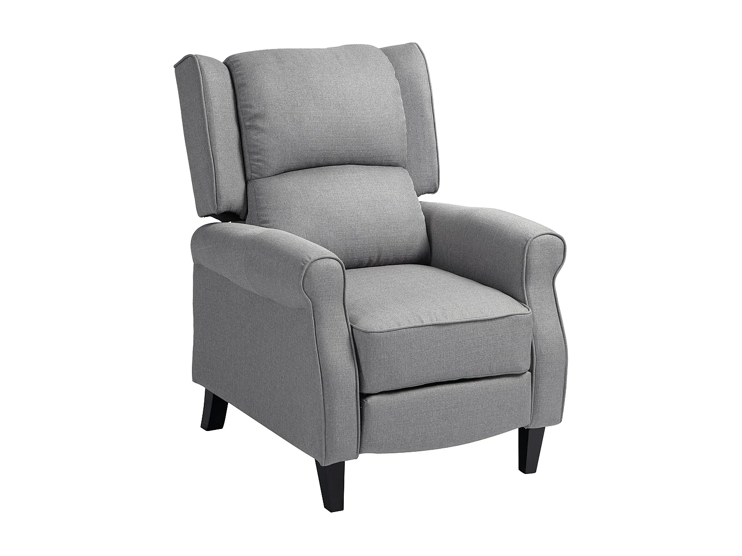Sillón relax Petite Homcom reclinable gris 102x77x88 cm