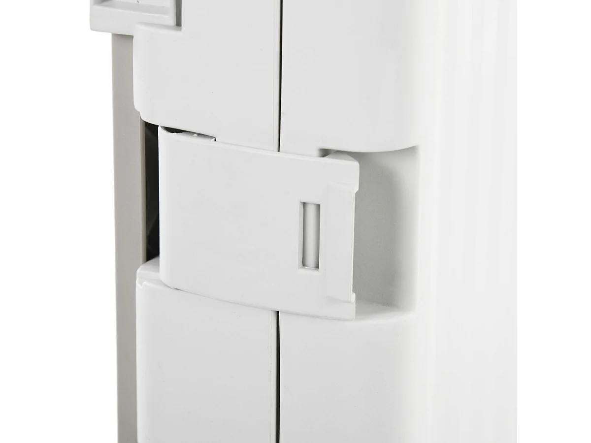 Carrito auxiliar Urkiola Homcom 32L con ruedas blanco 85x41,5x32,5 cm