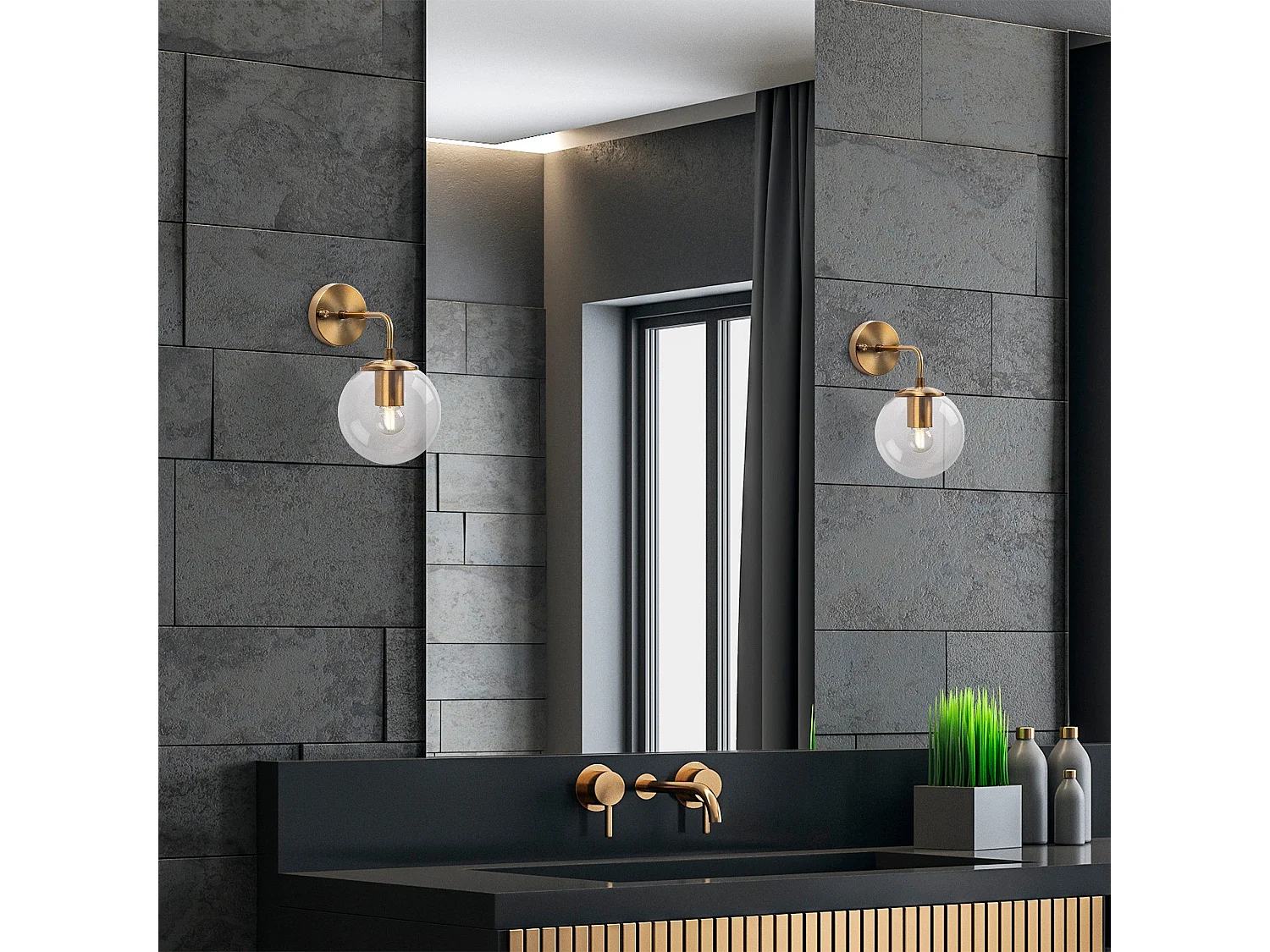 Candeeiro de Parede Vintage Viran - Elegância e Sofisticação para o Seu Espaço