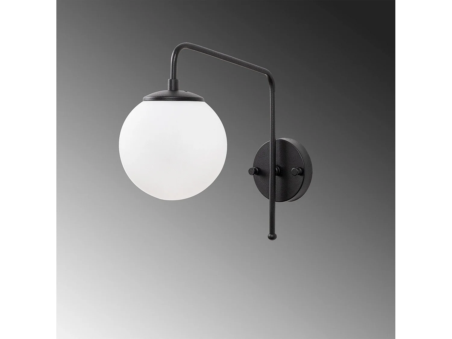 Candeeiro de Parede Preto e Branco - Design Moderno e Elegante