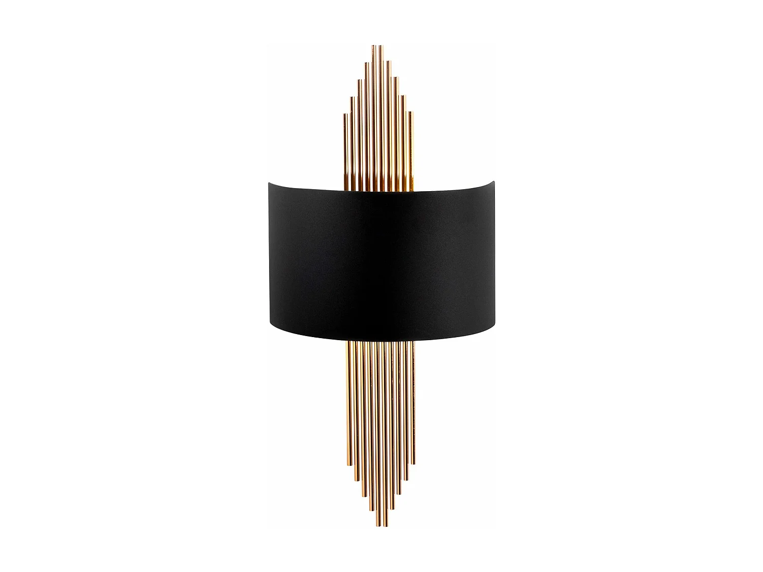 Candeeiro de Parede Moderno em Preto e Cobre - Elegância e Sofisticação para o Seu Espaço