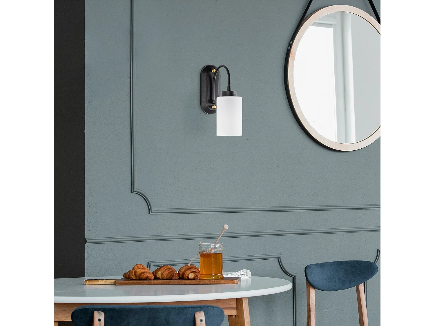 Candeeiro de Parede Elegante Hemikilo - Design Moderno e Sofisticado