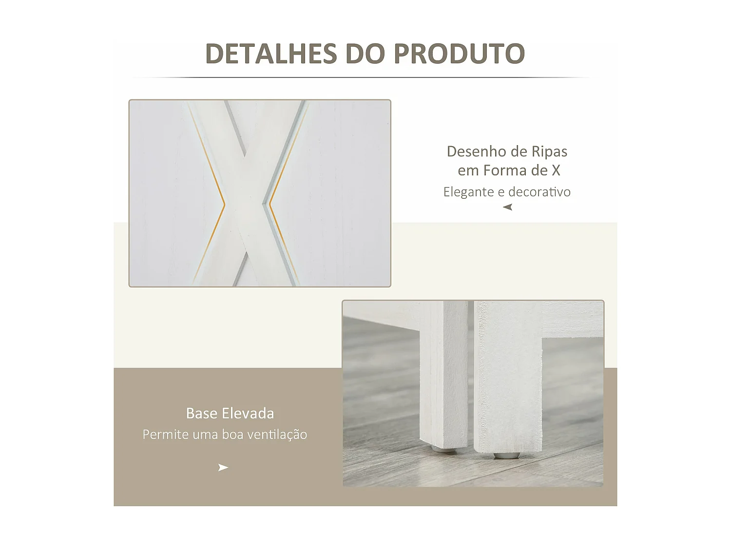 Biombo Elegante de 3 Painéis para Separação de Ambientes em Madeira - Modelo Västerås