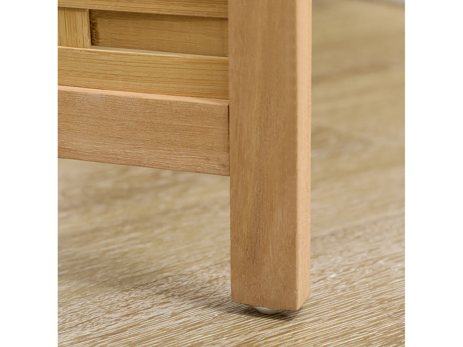 Biombo madera natural 120x1.8x170 cm HOMCOM