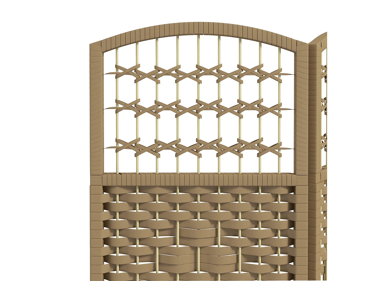 Biombo Dobrável de 6 Painéis para Separação de Ambientes - 240x170 cm - Decoração Moderna para Casa e Escritório