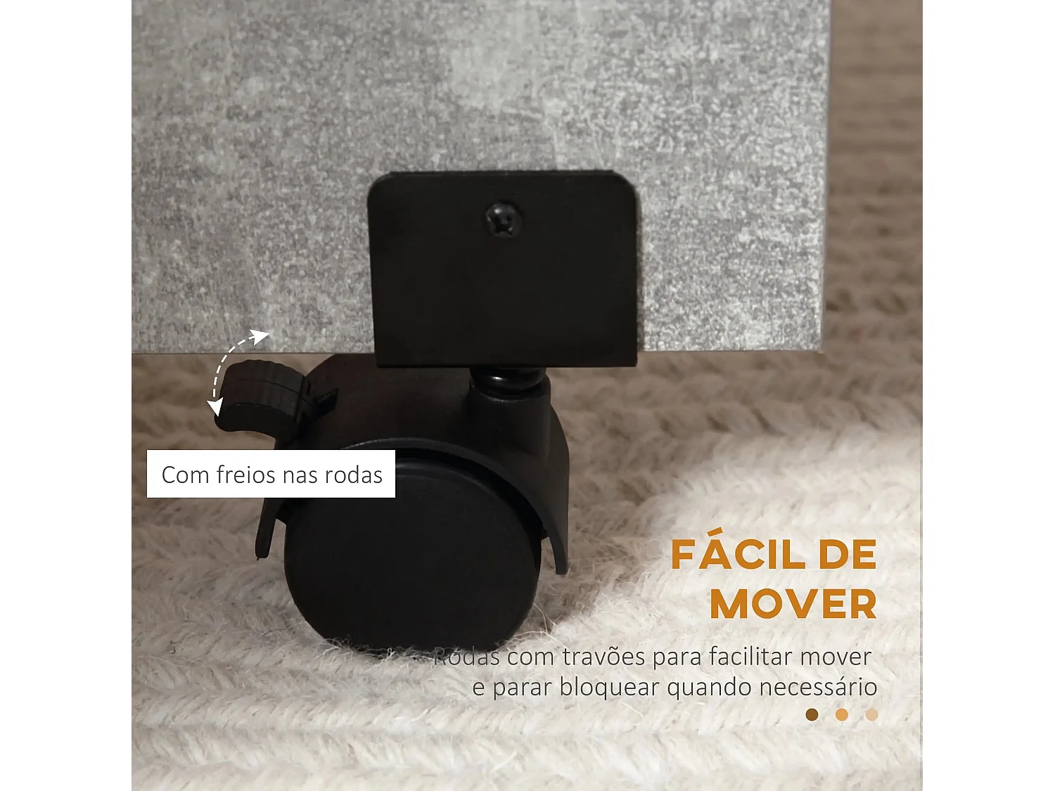 Mesa de Jantar Dobrável Atman - Cinza Moderno - 75x140x74 cm para Espaços Pequenos