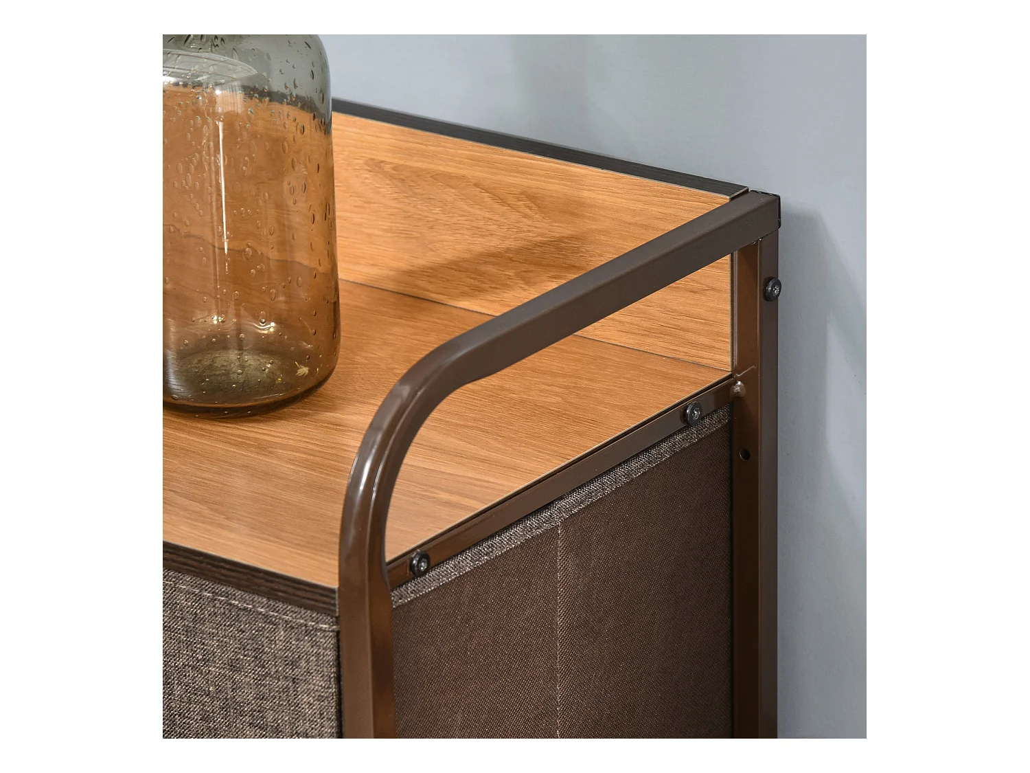 Cajonera Bolt Homcom 7 cajones de tela multicolor 78,5x80x29 cm