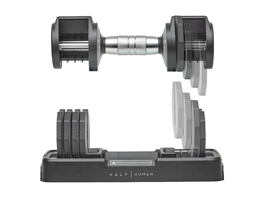 Halteres Ajustáveis Half Human 5kg - Treinamento Eficiente