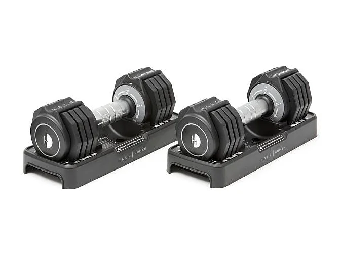 Halteres Ajustáveis Half Human 5kg - Treinamento Eficiente