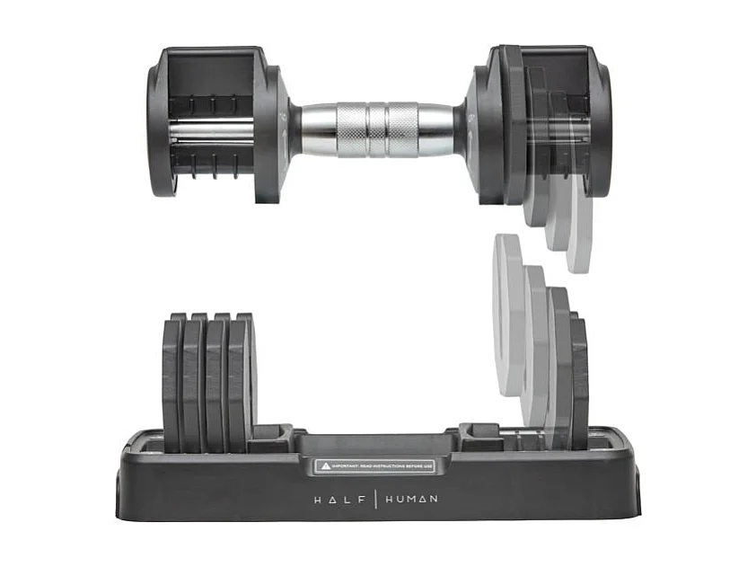Halteres Ajustáveis Half Human 5kg - Treinamento Eficiente